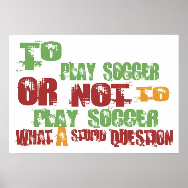 Affiche Pour jouer au football (Devant)