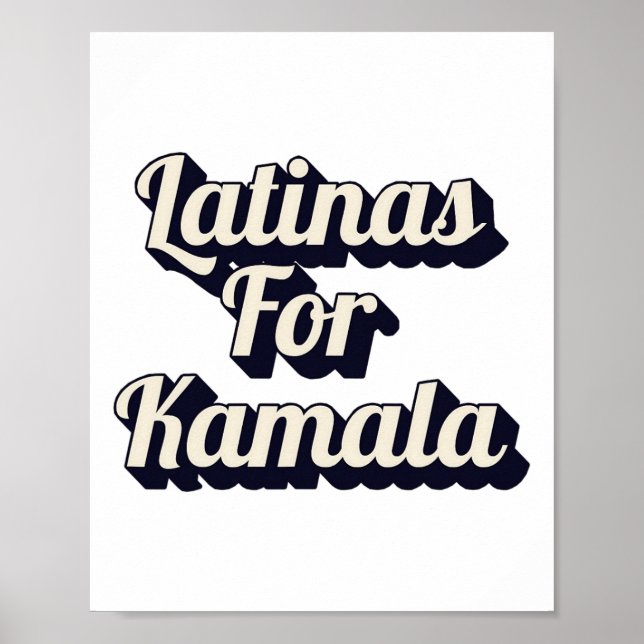 Affiche Pour Kamala Harris Pour L'Élection Présidente 2024 (Devant)
