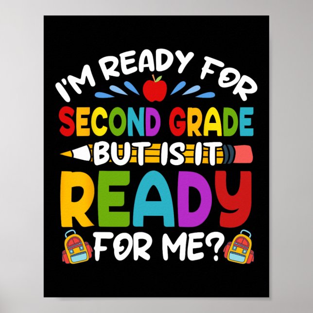 Affiche Pour La Deuxième Année De Retour À L'École Profess (Devant)