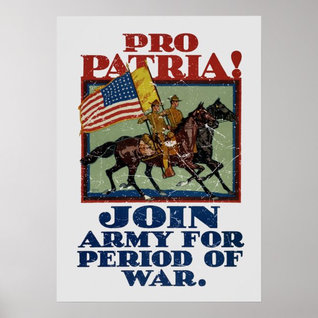 Affiche Pour la Patrie ! Propagande de l'armée (Devant)