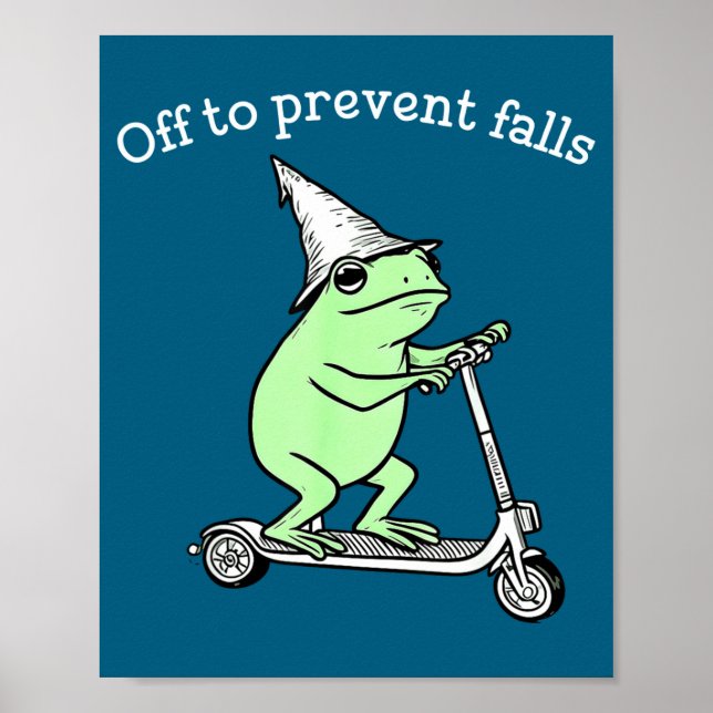 Affiche Pour la prévention des chutes Spt Pta Infirmière (Devant)