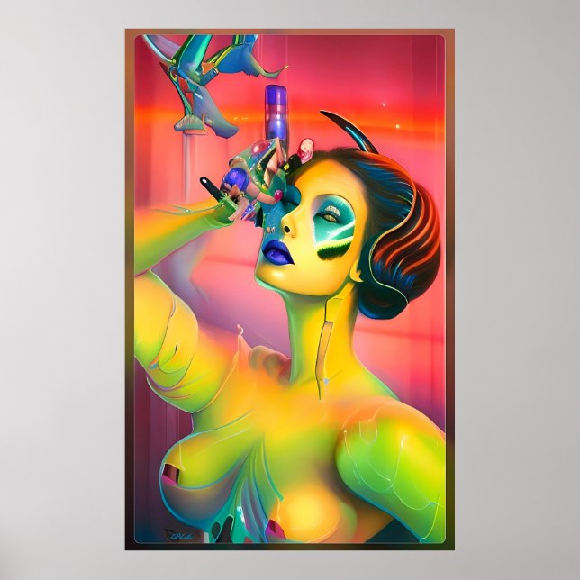 Affiche Pour la science Ken Gage Surréalisme (Devant)