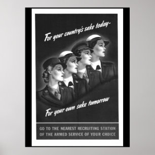 Affiche Pour l'amour de votre pays image de guerre d'aujou