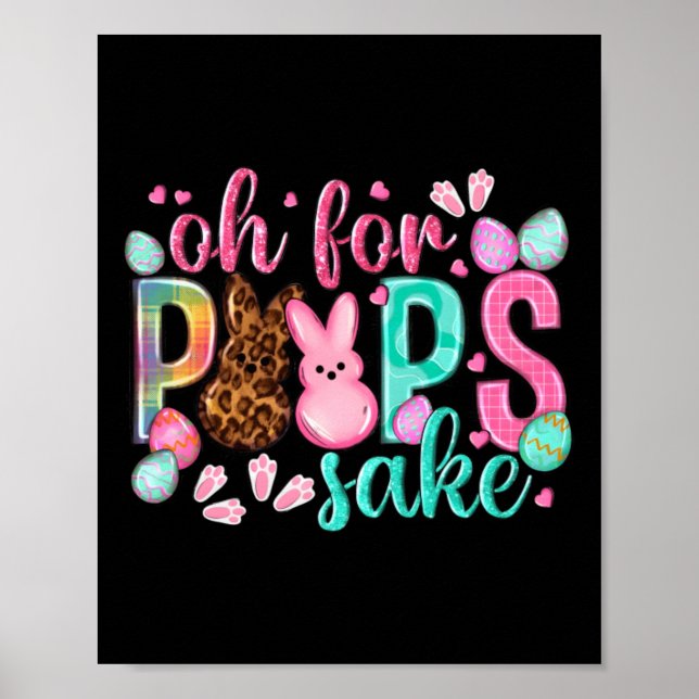 Affiche Pour l'amour des Peeps Lapins de Pâques Mignons Et (Devant)