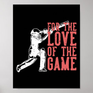 Affiche Pour l'amour du jeu T Cricket