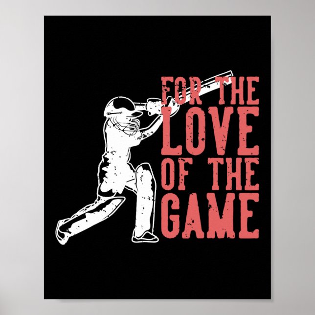 Affiche Pour l'amour du jeu T Cricket  (Devant)