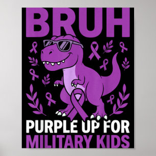 Affiche Pour le mois de l'enfant militaire, habillez-vous