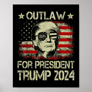 Affiche Pour le président Trump 2024