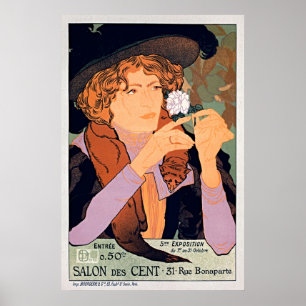 Affiche pour le Salon des Cent par Georges de Feur