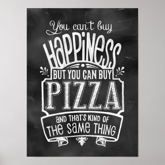 Affiche pour les Amoureux de Pizza (Devant)