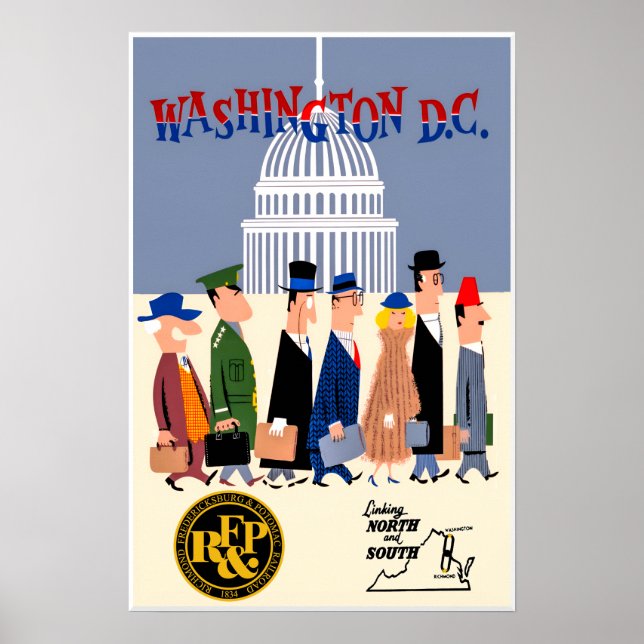 Affiche pour les navetteurs de Washington DC (Devant)