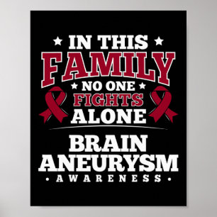 Affiche Pour les patients atteints d'neurysme cérébral - R