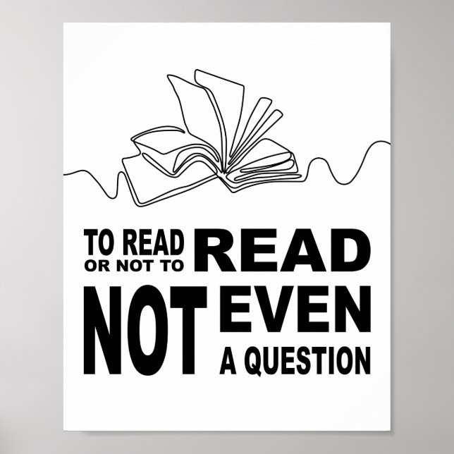 Affiche Pour lire ou non (Devant)