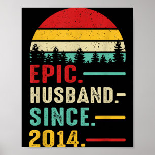 Affiche Pour lui épique 11e anniversaire de mariage
