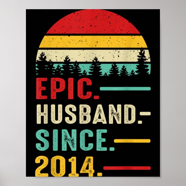 Affiche Pour lui épique 11e anniversaire de mariage (Devant)