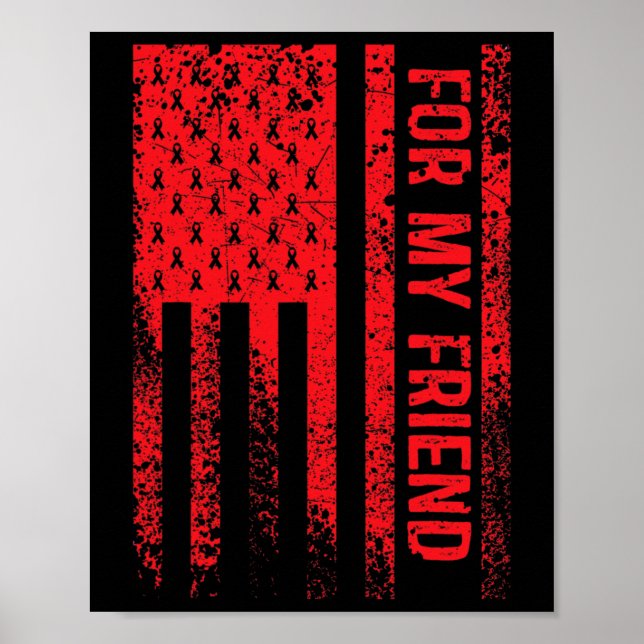 Affiche Pour mon ami Sensibilisation au cancer du sang (Devant)