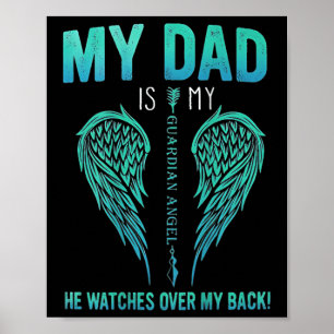Affiche Pour Mon Père Dans Le Ciel Toucher Hommage Pour Pe