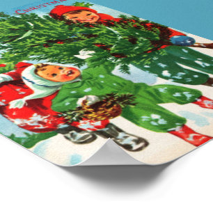 Affiche pour obtenir le sapin de Noël