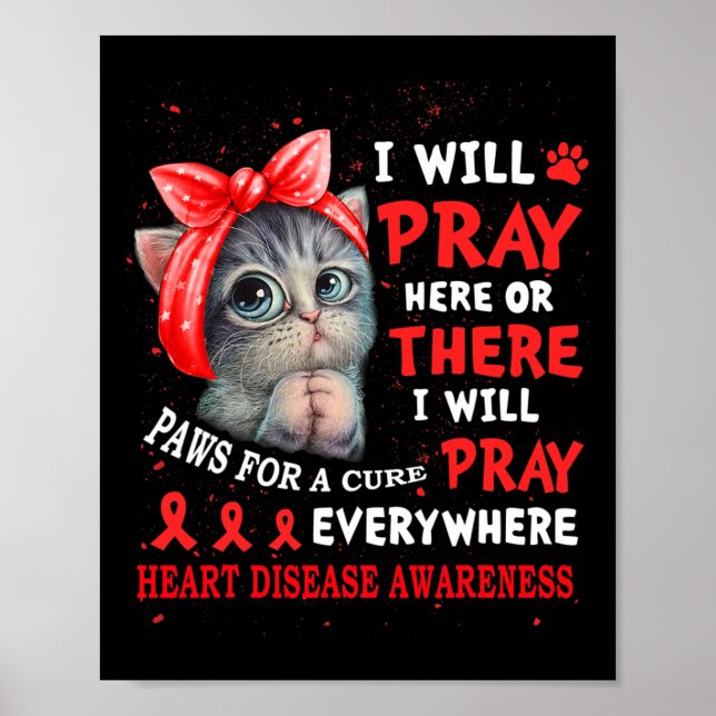 Affiche Pour Pray Pure Cat Cure Sensibilisation aux maladi (Devant)