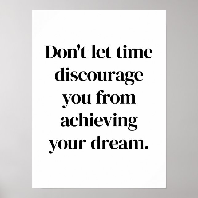 Affiche pour Réaliser Votre Rêve (Devant)