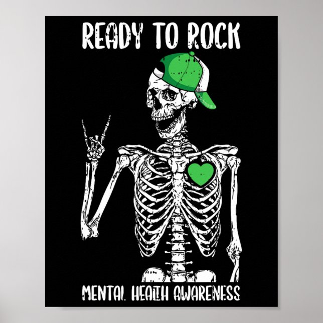 Affiche Pour Renforcer La Sensibilisation À La Santé Menta (Devant)