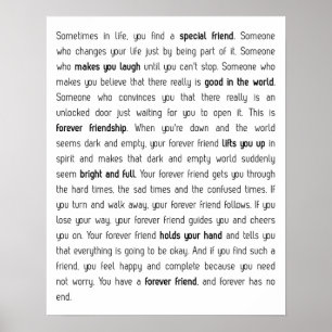 Affiche Pour toujours, aucune fin