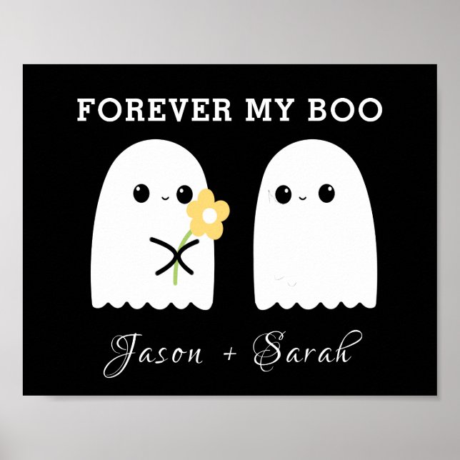 Affiche Pour toujours mon fantôme d'Halloween Boo (Devant)