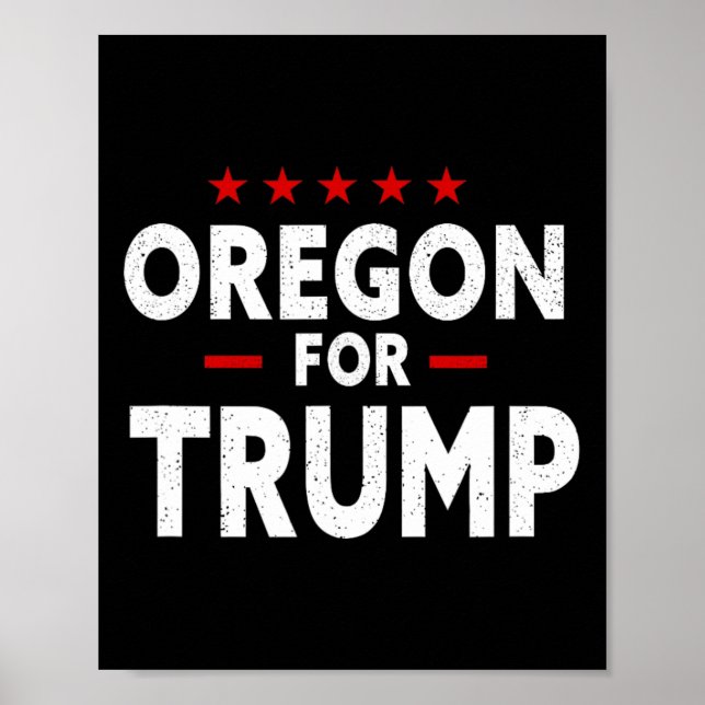 Affiche Pour Trump 2024 47e président des États-Unis (Devant)