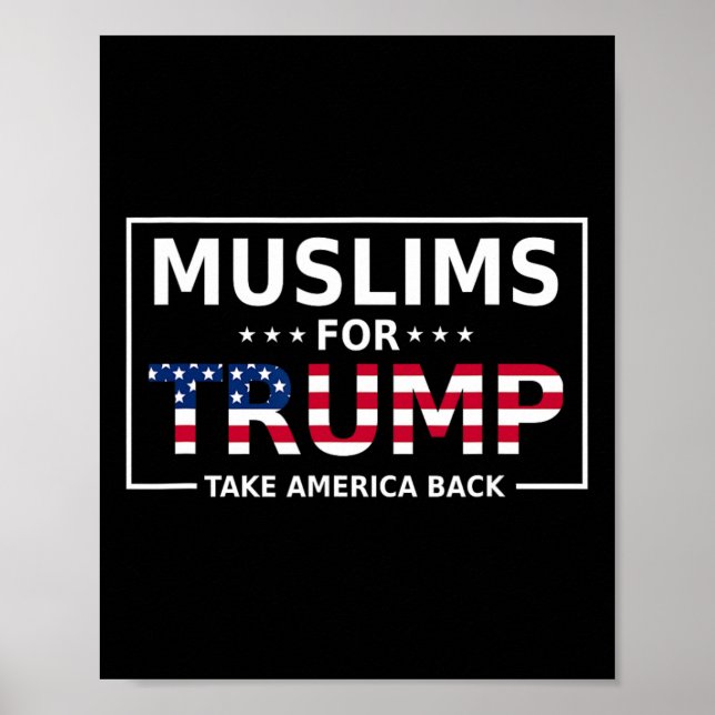 Affiche Pour Trump 2024 Élections conservatrices amusantes (Devant)