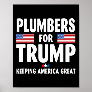 Affiche Pour Trump 2024 Garder l'Amérique grand drapeau am