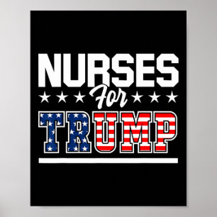 Affiche Pour Trump America President 2020 Duty Scrubs