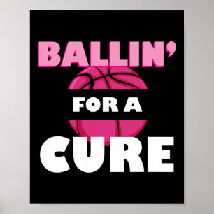 Affiche Pour un Basket Cure Sensibilisation au cancer du s