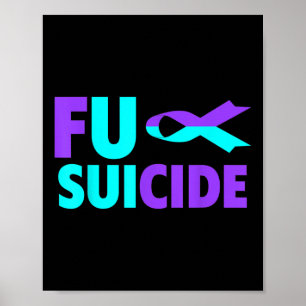 Affiche Pour un T-shirt de sensibilisation au suicide - Pr