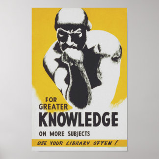 Affiche Pour une meilleure connaissance, utilisez souvent