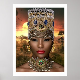 Affiche Pourcentage africain