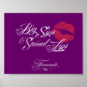 Affiche pourpre de vendredi