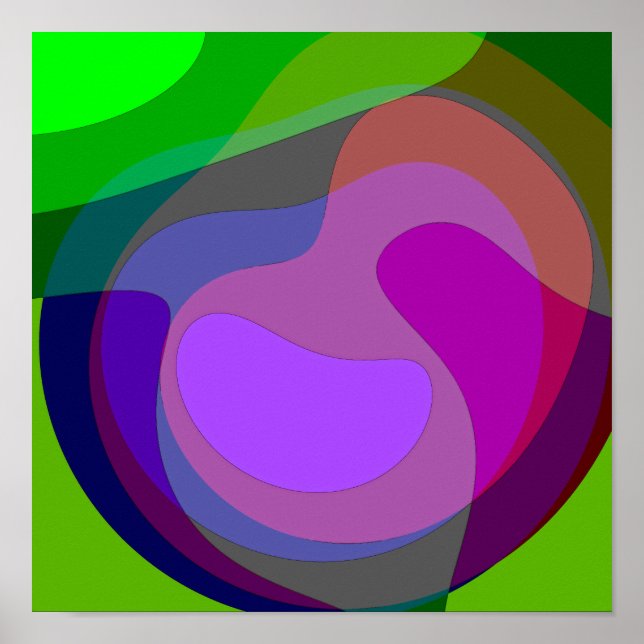 Affiche Pourpre Et Vert 403 (Devant)