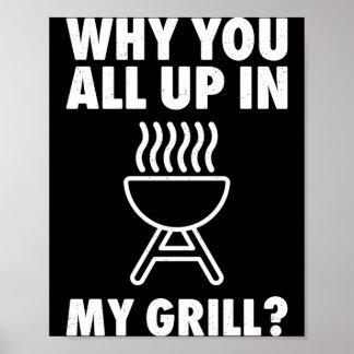 Affiche Pourquoi autant de barbecues de grillades de papa