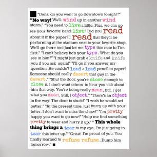 Affiche Pourquoi l'anglais est si difficile à apprendre