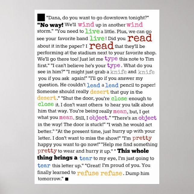 Affiche Pourquoi l'anglais est si difficile à apprendre (Devant)