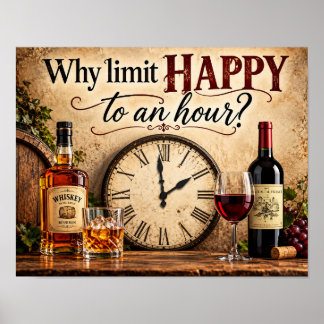 Affiche Pourquoi limiter Happy à une heure