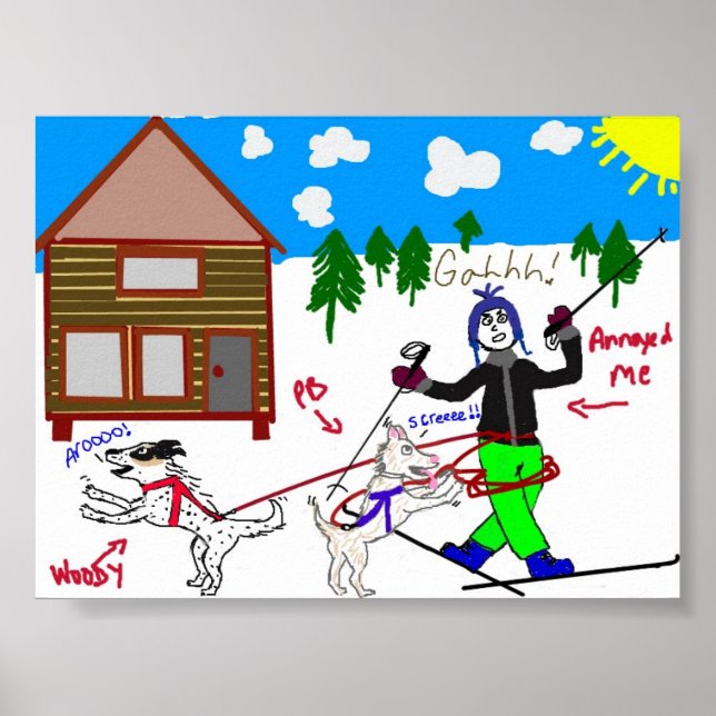 Affiche Pourquoi nous AIMONS le ski ! (Devant)