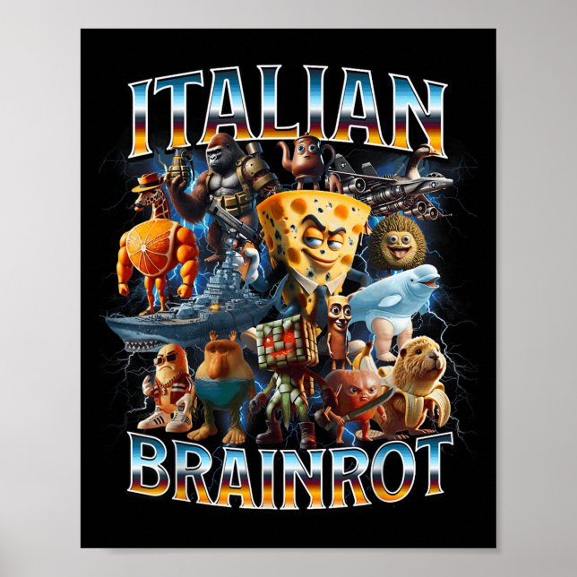 Affiche Pourriture du cerveau italien Pourriture du cervea (Devant)