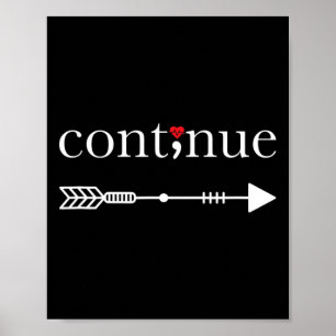 Affiche Poursuivre le projet de sensibilisation au suicide