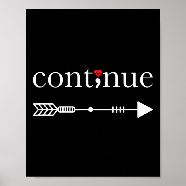 Affiche Poursuivre le projet de sensibilisation au suicide (Devant)