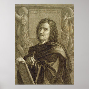 Affiche Poussin - Autoportrait