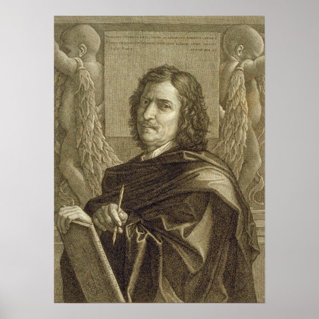 Affiche Poussin - Autoportrait (Devant)