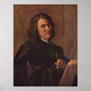 Affiche Poussin - Autoportrait