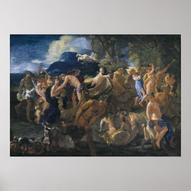 Affiche Poussin - Bacchanal (Devant)