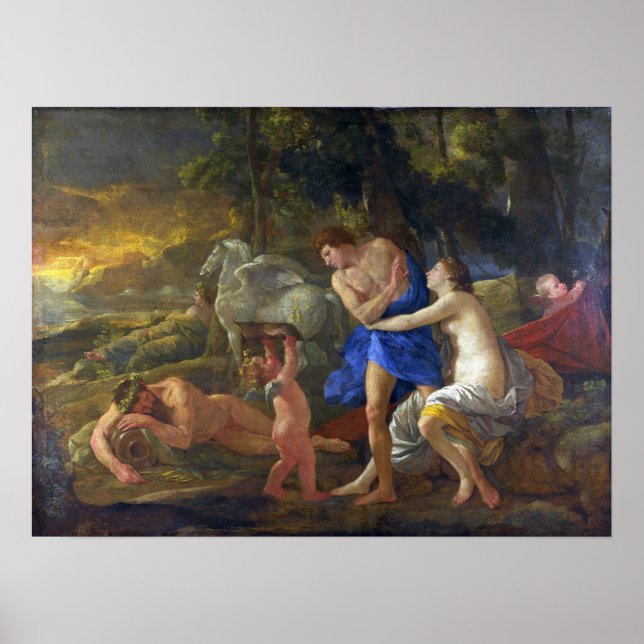 Affiche Poussin - Cephalus Et Aurora (Devant)